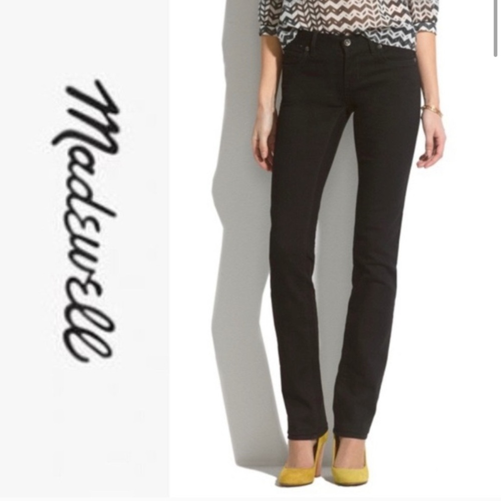 Madewell Black Rail Straight Jeans, Size 24